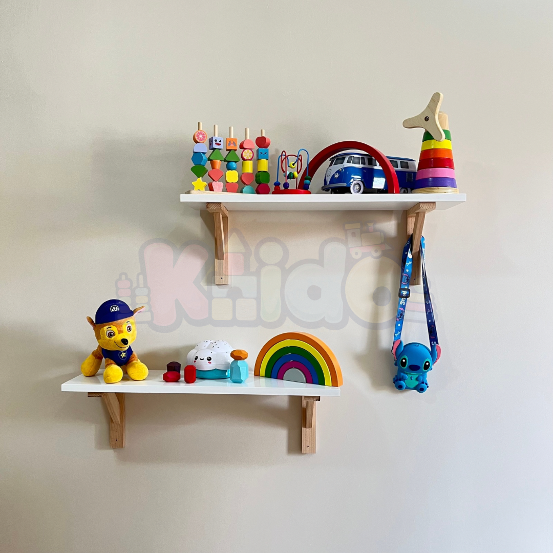 Étagères chambre d'enfants (Supports en Hêtre)