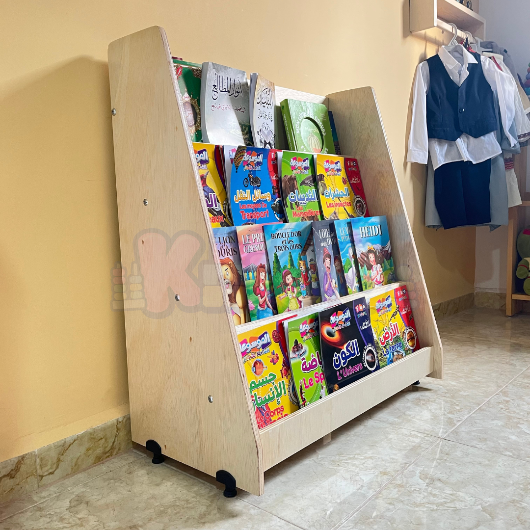 Bibliothèque à livres (4 niveaux)
