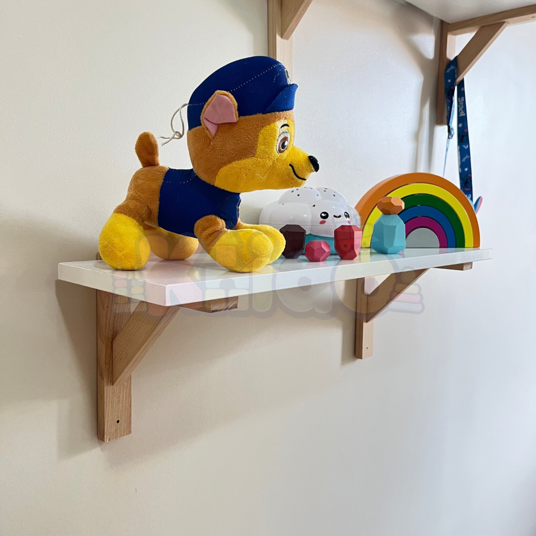 Étagères chambre d'enfants (Supports en Hêtre)