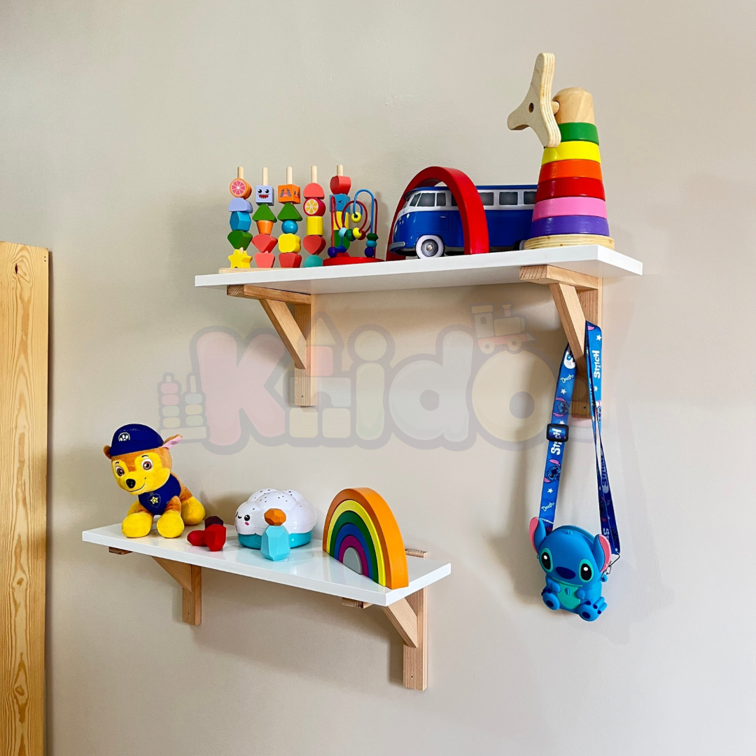 Étagères chambre d'enfants (Supports en Hêtre)