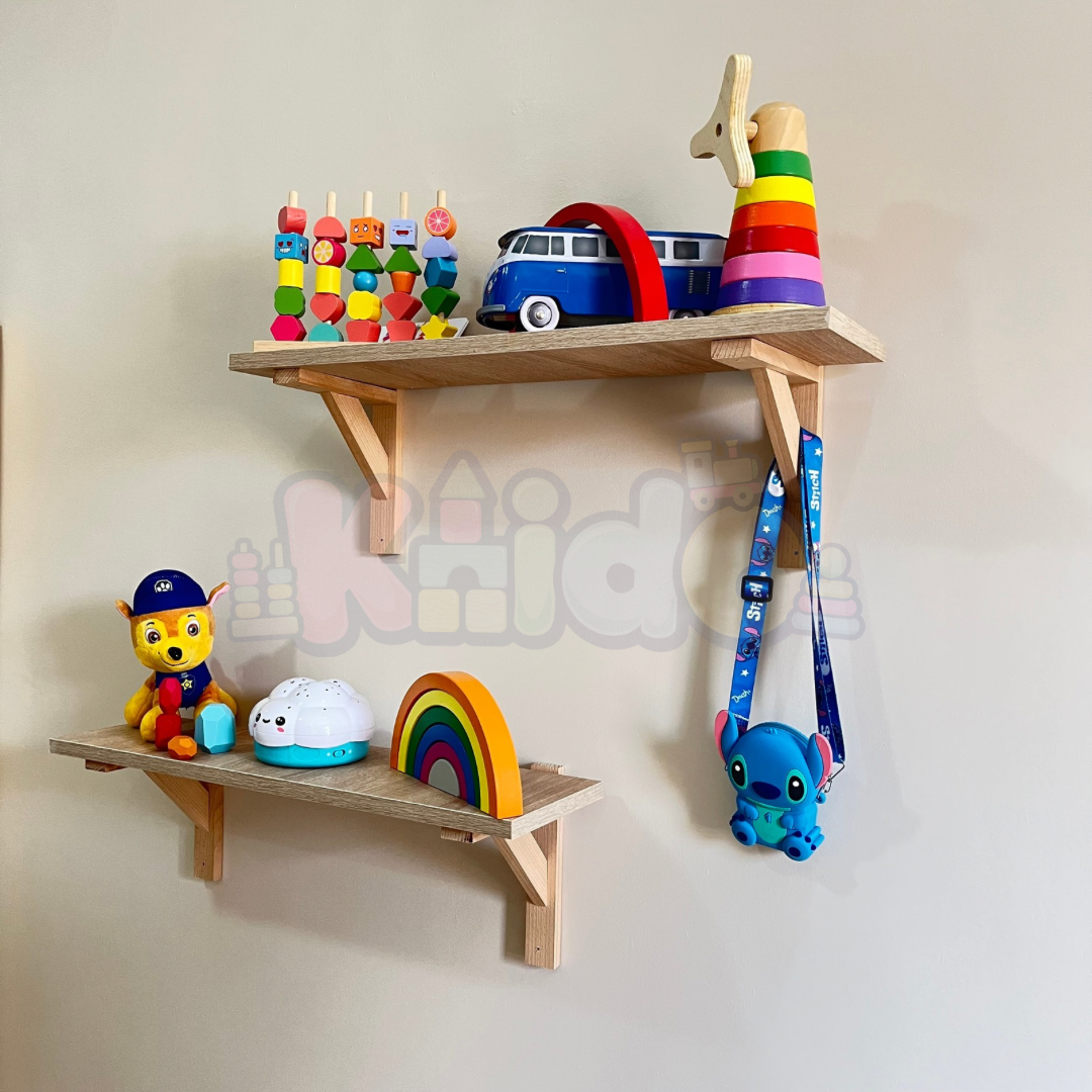 Étagères chambre d'enfants (Supports en Hêtre)