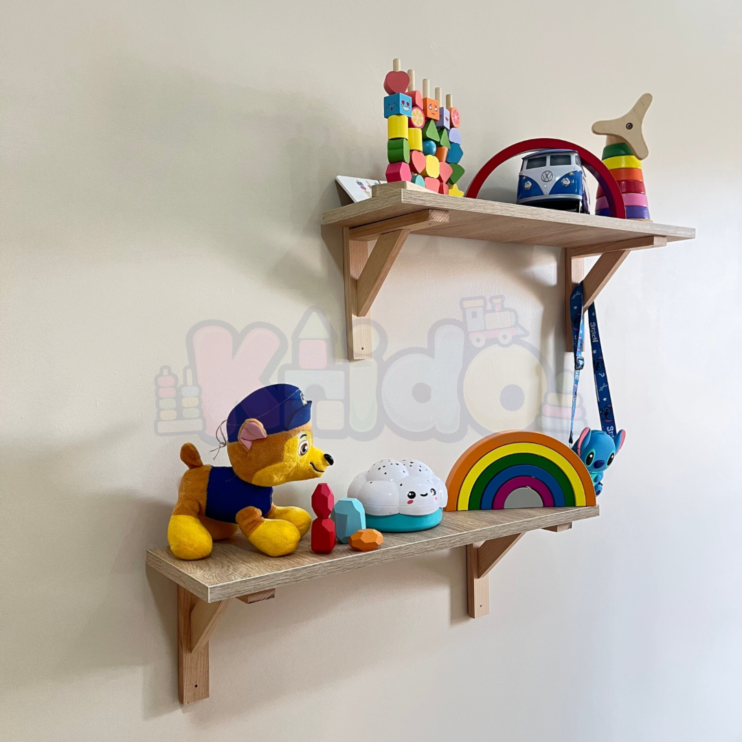 Étagères chambre d'enfants (Supports en Hêtre)