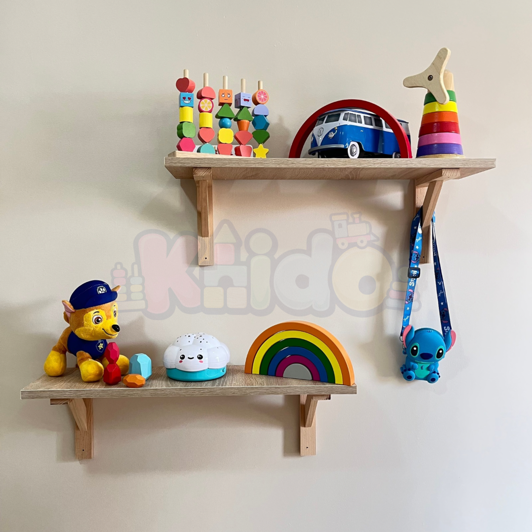 Étagères chambre d'enfants (Supports en Hêtre)