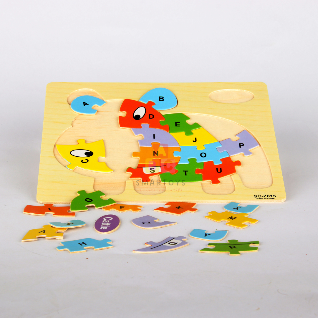 Puzzle alphabets animal ( 2 langues)