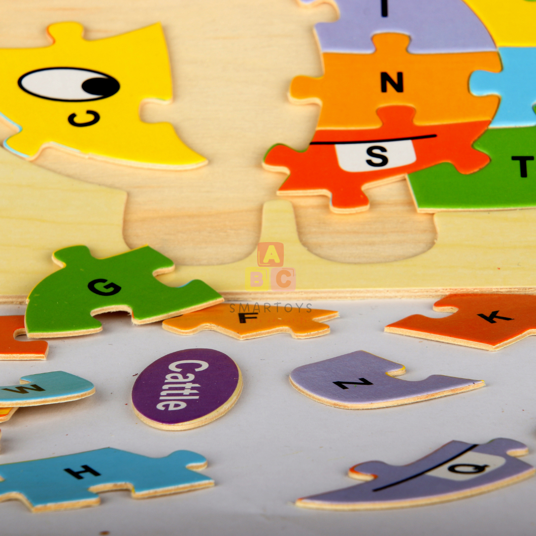 Puzzle alphabets animal ( 2 langues)